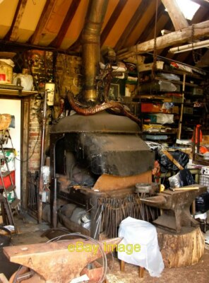 Photo 6x4 Forest Green forge: the furnace The doors were wide open but in c2012