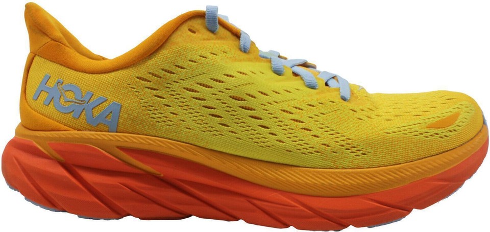 Hoka One One Clifton 8 Radiant Yellow Running‎ Walking Shoes Sneaker Mens 9.5D Hoka One One HOKA Clifton 8 Radiant Yellow for sale | eBay main image 4