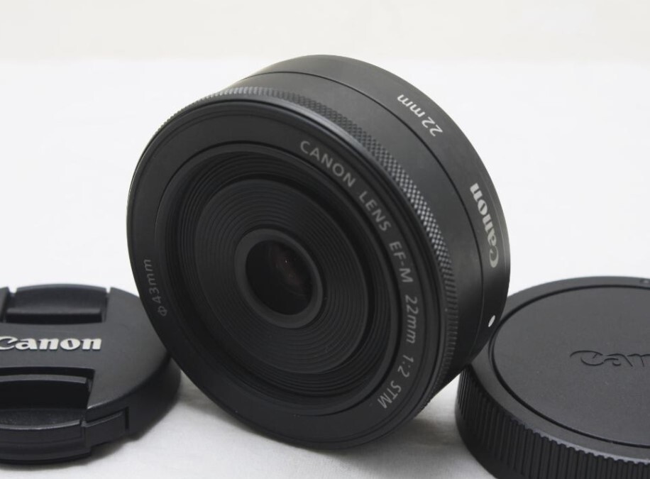 Near Mint】Canon EF-M 22mm f2 STM wide angle lens from JAPAN