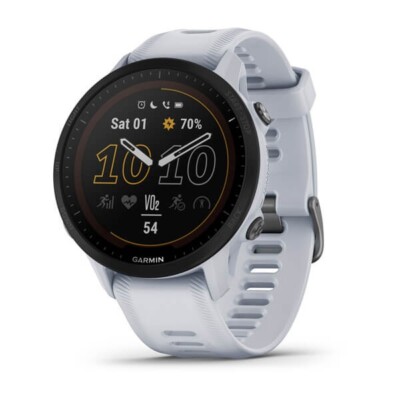 Garmin Forerunner 955 White Solar Smartwatch for Runners 010-02638