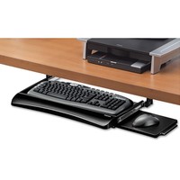 Keyboard Tray Drawer Underdesk Under Desk Office Home Sliding Black & Silver Keyboard Tray Drawer Underdesk Under Desk Office Home Sliding Black & Silver