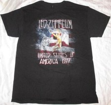 Led Zeppelin America 1977 T-Shirt Men's Medium M Rock New