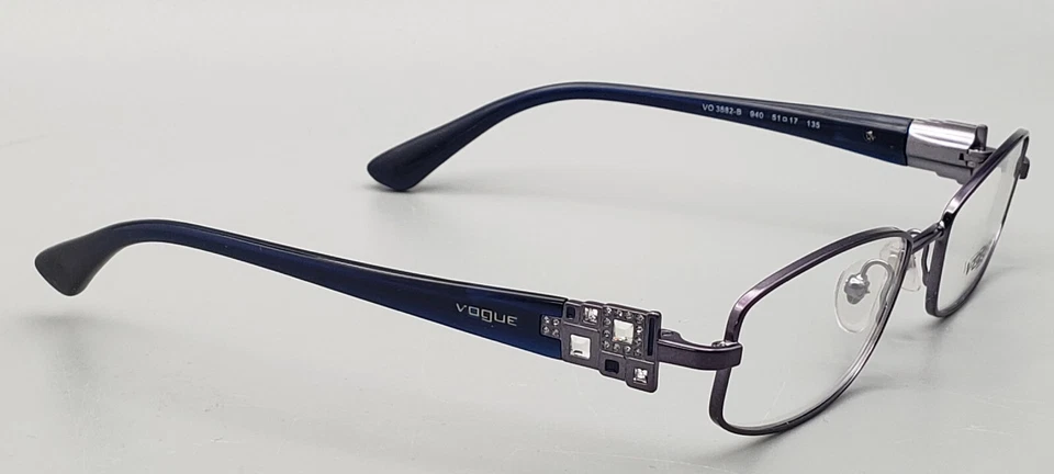 Marco de gafas Vogue cristales incrustados púrpura VO 3882-B 940 Foto 3 de 4