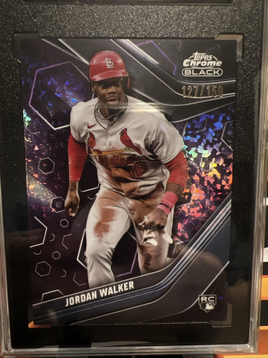 2023 Topps Chrome Black - Jordan Walker #65 Purple Mini