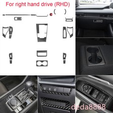 Kits For Mazda 3 Axela 2020 Rhd Interior Full Set Decor Trim 23pcs Carbon Fiber