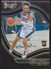 2021-22 Panini Chronicles Select Black Prizm Corey Kispert Rookie Parallel #283