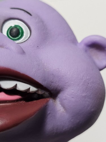 Neca Jeff Dunham Peanut Hand Puppet 9" Collectible 2012 Vinyl Head w/ Green Hair - Picture 5 of 14
