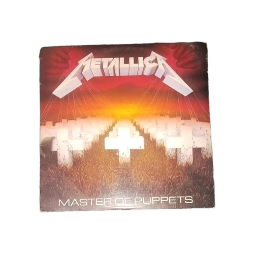 Metallica – Master of Puppets LP 1986 Elektra R-134552 OG Press Inner Sleeve VG