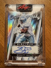 2025 Leaf Electrum Emmitt Smith Auto Crystallography Foil Card#C-ES1 SP#2/3