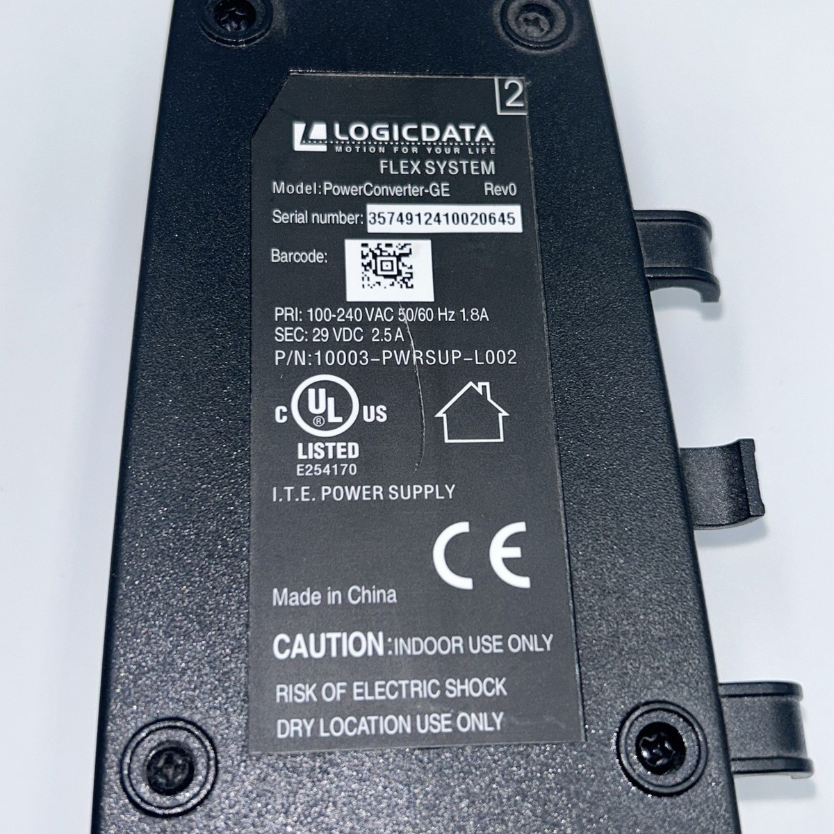 LOGICDATA Power Converter OPT-GE 10003-PWRSUP-L002 for Tempur