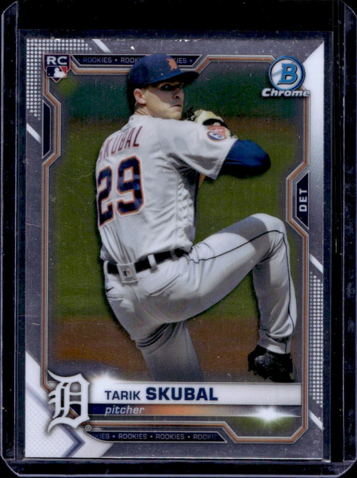 2021 Bowman Chrome Tarik Skubal RC Rookie #28 Tigers