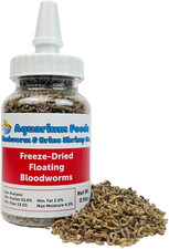 Freeze-Dried Bloodworms, Our Grade a Floating Bloodworms for All Freshwater Fish