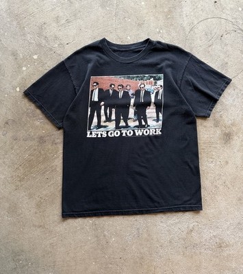 Vintage Reservoir Dogs T Shirt Tarantino Movie Promo Lets Go To Work Men s M