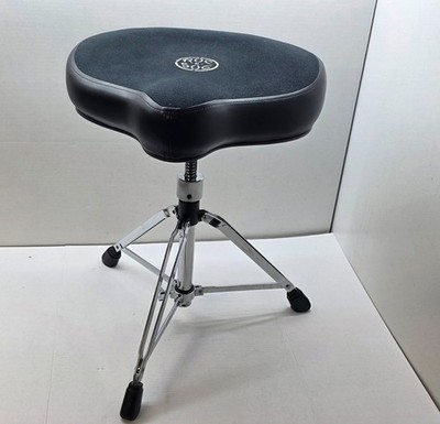ROC N SOC DRUM SET THRONE ORIGINAL SADDLE BLACK HEAVY DUTY WORKSHOP SEAT STOOL