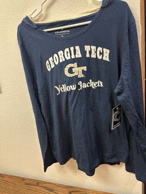 Georgia Tech Yellow Jackets Colosseum Women s XL Hoodie Sweatshirt