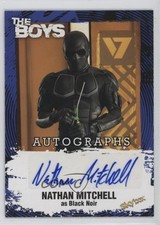 2025 Skybox The Boys: Season 1 & 2 Nathan Mitchell as Black Noir #A-NM Auto 1h1d