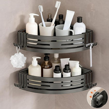 Corner Shower Caddy Suction Cups, No-Drilling Corner Shower Shelf  1. No Drilli