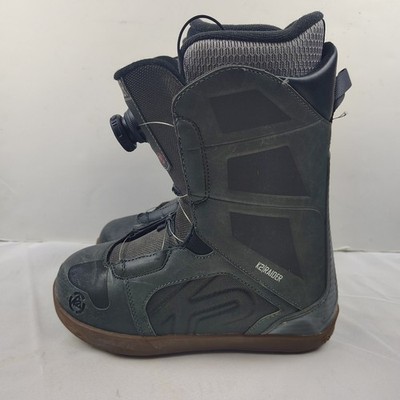 Men's K2 Raider Snowboard Boots sz 8 US 40.5 EU Medium Flex Black