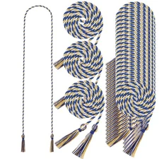 24 pcs Graduation Honor Cords 68" Grad Braided Honor Cord with Tassel Honor R...
