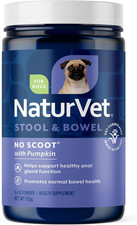 Naturvet - No Scoot for Dogs - plus Pumpkin - Supports Healthy Anal Gland  Bowe
