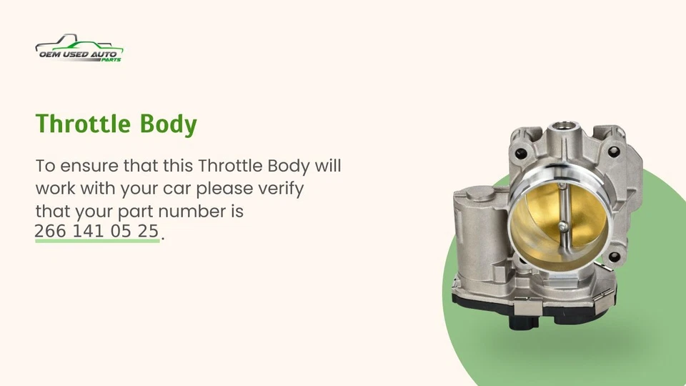 2012-2015 Mercedes-benz C250 Throttle Body EVNKC - Image 2 of 4