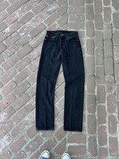 Vintage made In USA Black Levi 501 button fly 30x34 Vintage made In USA Black Levi 501 button fly 30x34