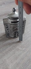Antique Cast Iron Coin Bank Building Church Mosque Dome top 3.25" Original Paint