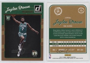2016-17 Panini Donruss Rookies Jaylen Brown #153 Rookie RC