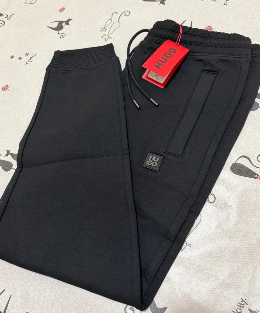 HUGO BOSS Men's Jogger Pants M Black Stretch 50533695