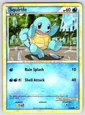 Squirtle 63/95 Common HGSS Unleashed Pokemon MP
