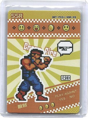 Family Computer Trading Card Crossfire Eric SSR QQT-FC01-SSR-09