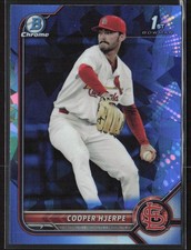 2022 Bowman Draft Sapphire Edition #BDC-95 Cooper Hjerpe