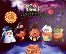 1993 McDonald's Happy Meal Halloween McNugget Nugget Buddies  Complete* Set Lot