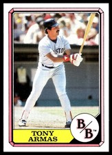 Tony Armas 1987 Topps Boardwalk and Baseball #15 Red Sox MLB READ FREE SHIPPING
