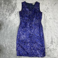 banana republic Silk Purple Dress Sz 8