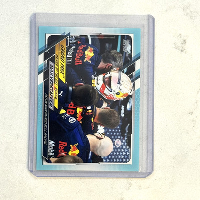 2021 Topps Formula 1 F1 #161 Max Verstappen Aqua /199
