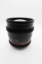 Rokinon 85mm T1.5 Cine DS Lens for Canon EF – Excellent Condition