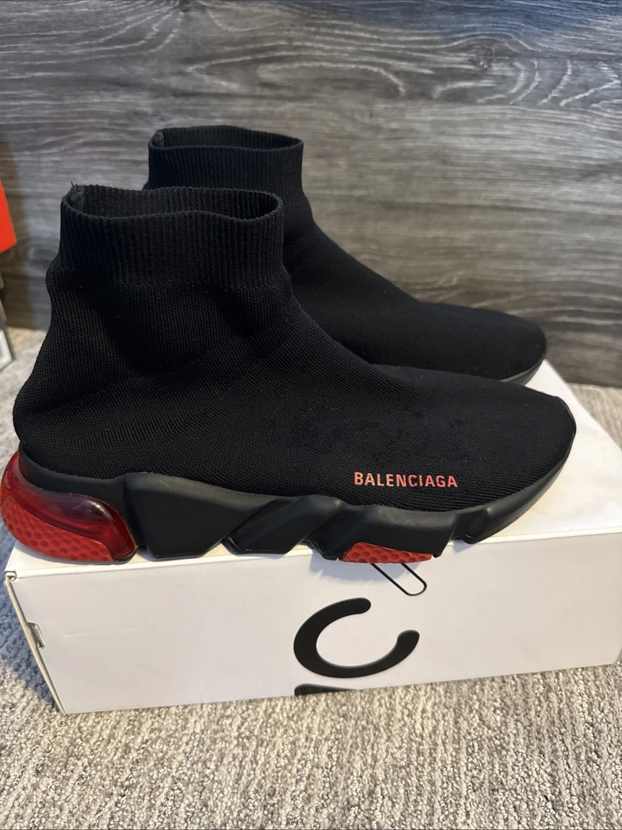 Balenciaga speed Trainer Red Clear-sole Size US 9 | eBay