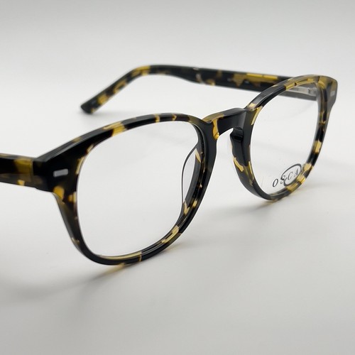 Monturas de gafas Oscar De La Renta OSM 833 cuerno amarillo marrón tortuga 50-21-140 - Imagen 3 de 9
