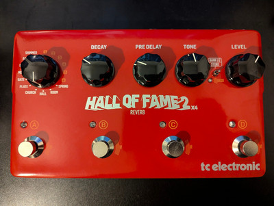 Hall of Fame 2 X4 Reverb Effektpedal tc electronic
