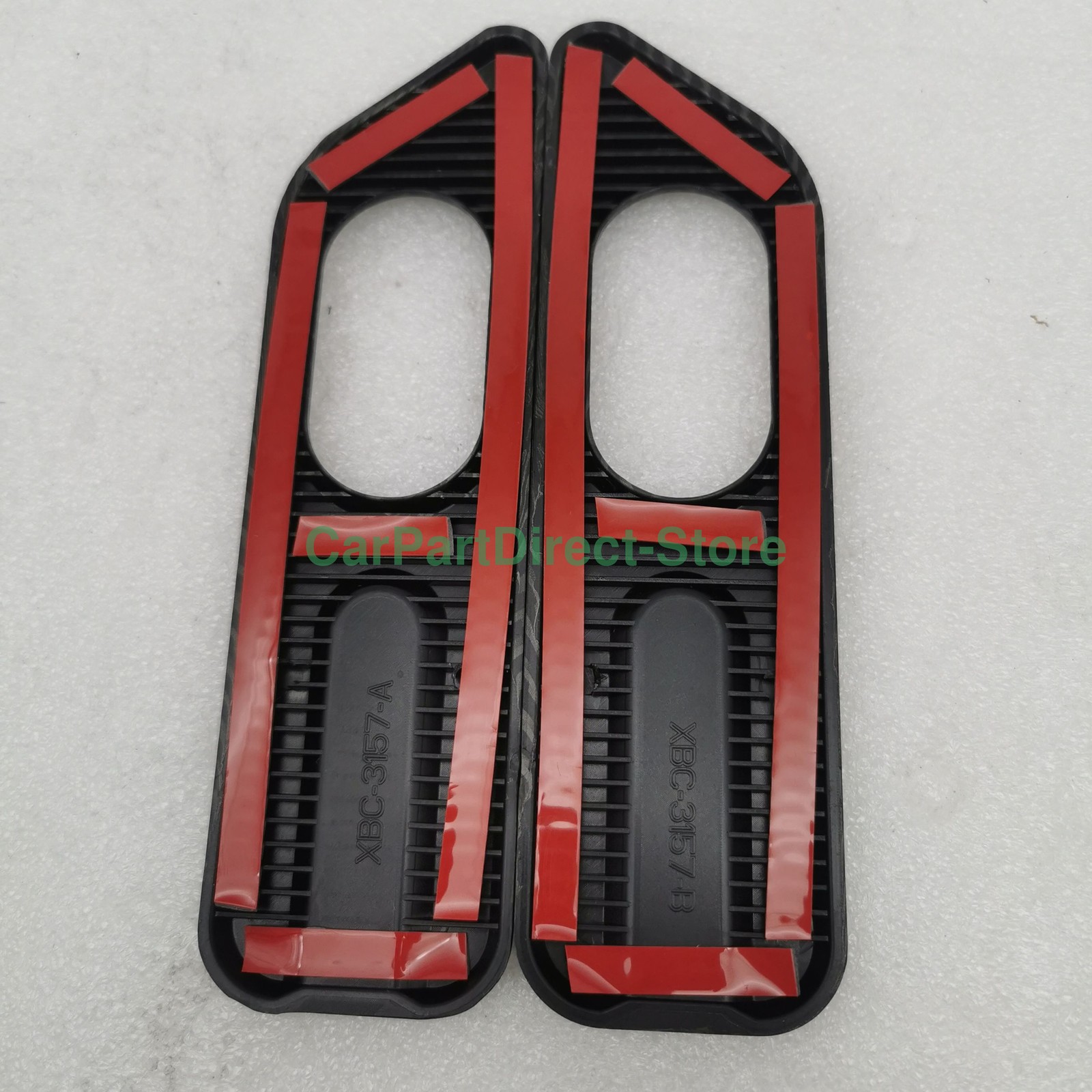 for Suzuki Jimny 2019-23 Carbon Fiber Black Side Marker Lights Lamps Cover Trim