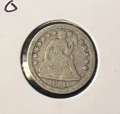 1850-O Seated Liberty Dime — photo from the most recent tracked eBay sale