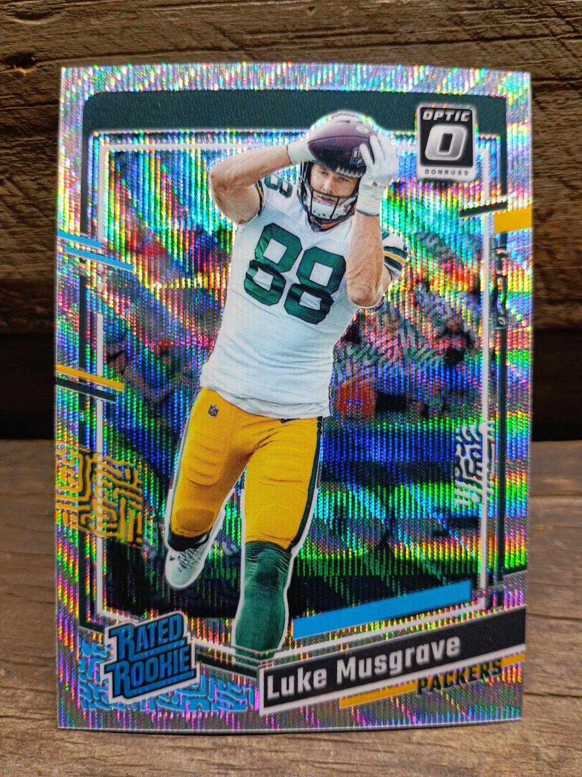 2023 Panini Donruss Optic /300 - Rated Rookie Luke Musgrave #241 Wave Prizm (RC)
