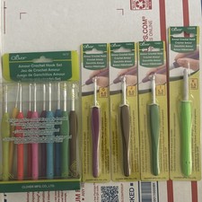 Clover 3672 Amour Crochet Hook Set, Assorted - 10 Sizes  More C55