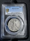 1921 D Walking Liberty Silver Half Dollar 50C PCGS G 04