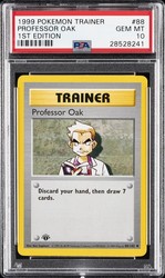 Professor Oak 88/102 Base Set 1st Edition Shadowless