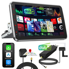 DAB+64GB 1DIN Android 13 Autoradio Mit BT 5.0 FM RDS GPS Player Lenkradsteuerung