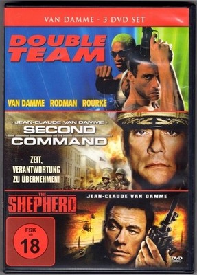 The Shepard, Double Team, Second in Command | 3-DVDs mit Van Damme | DVD 401
