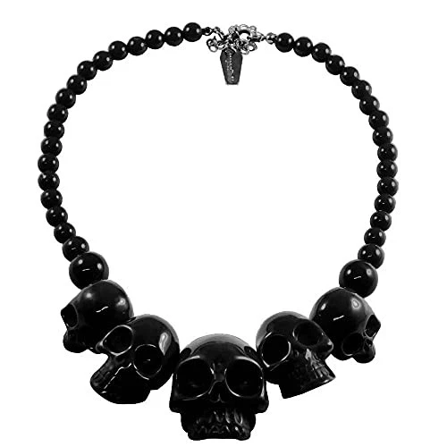 Kreepsville 666 BLACK Skull Collection Necklace video thumbnail