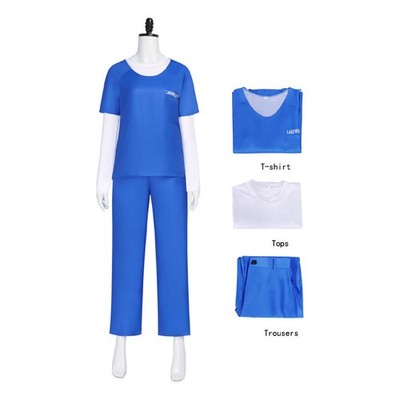 X-Men The Gifted Polaris Prison Cosplay Uniform Halloween Superhero T-shirt+Tops